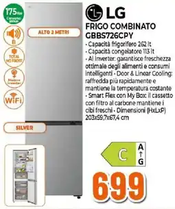 Ipercoop Frigo combinato LG offerta