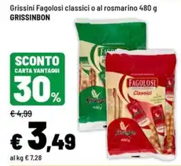 Iper La Grande Grissini Fagolosi classici o al rosmarino offerta