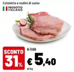 Iper La Grande Cotolette e nodini di suino offerta