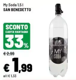 Iper La Grande My Soda San Benedetto offerta