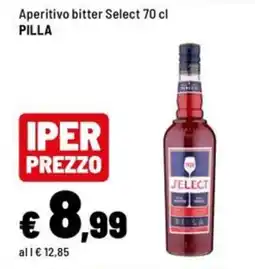Iper La Grande Aperitivo bitter Select Pilla offerta