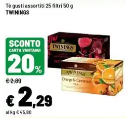 Iper La Grande Tè gusti assortiti Twinings offerta
