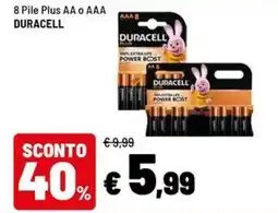 Iper La Grande Pile Plus AA o AAA Duracell offerta