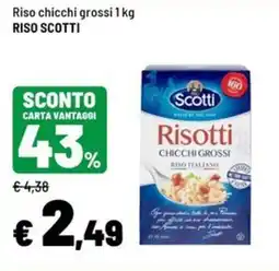 Iper La Grande Risotti chicchi grossi Scotti offerta