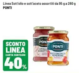 Iper La Grande Sott'olio e sott'aceto assortiti Ponti offerta