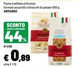 Iper La Grande Pasta trafileta al bronzo Gnocchi di patate offerta