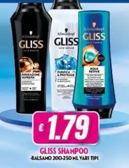 Vitulano Drugstore Gliss shampoo offerta