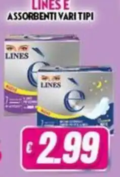 Vitulano Drugstore Lines assorbenti vari tipi offerta