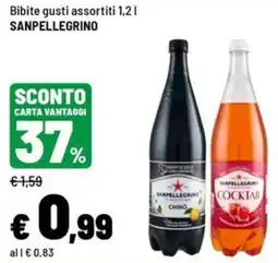 Iper La Grande Bibite gusti assortiti SANPELLEGRINO offerta