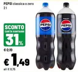 Iper La Grande Pepsi classica o zero offerta