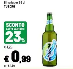 Iper La Grande Birra lager Tuborg offerta