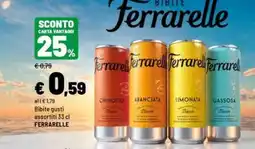 Iper La Grande Bibite gusti assortiti Ferrarelle offerta