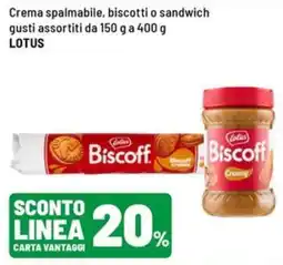Iper La Grande Biscoff Lotus offerta