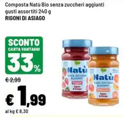 Iper La Grande Composta Natù Bio senza zuccheri aggiunti offerta