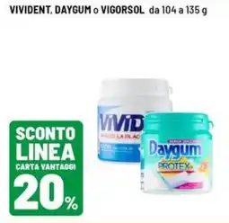Iper La Grande Vivident, Daygum o Vigorsol offerta