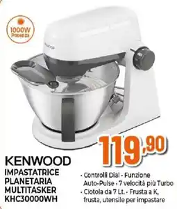 Ipercoop Kenwood impastatrice planetaria multitasker offerta
