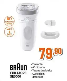 Ipercoop Braun Epilatore SE7000 offerta