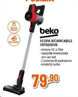Ipercoop Scopa ricaricabile Beko offerta
