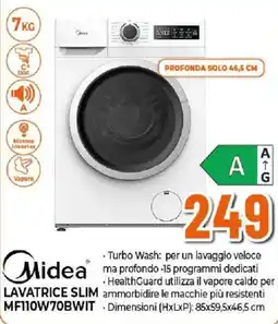 Ipercoop Lavatrice slim Midea offerta