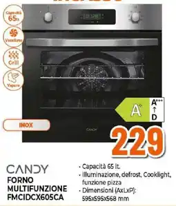 Ipercoop Candy forno multifunzione offerta