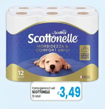 Carta igienica 2 veli SCOTTONELLE