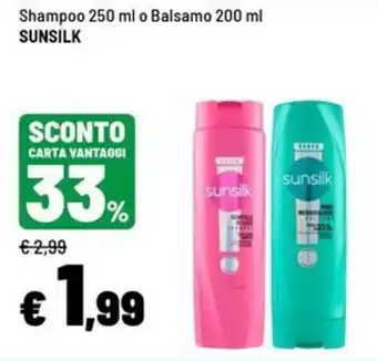 Iper La Grande Shampoo o Balsamo Sunsilk offerta