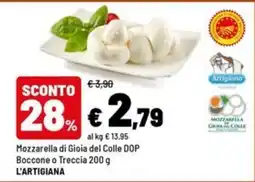 Iper La Grande Mozzarella di Gioia del Colle DOP L'ARTIGIANA offerta
