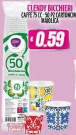Vitulano Drugstore Cleady bicchieri offerta