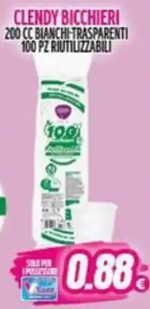 Vitulano Drugstore Clendy bicchieri offerta