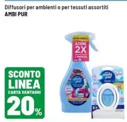 Iper La Grande Diffusori per ambienti o per tessuti assortiti AMBI PUR offerta