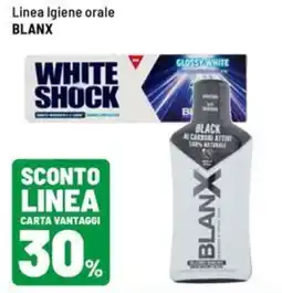 Iper La Grande Linea igiene orale BLANX offerta