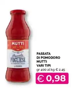Mercatò Local Passata Pugliese Mutti offerta