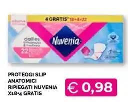 Mercatò Local Proteggi slip anatomici ripiegati Nuvenia offerta