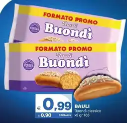 Boningros Cash and Carry Bauli Buondì Classico offerta