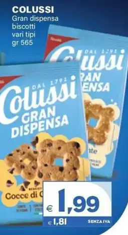 Boningros Cash and Carry Colussi Gran dispensa biscotti offerta