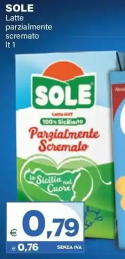 Boningros Cash and Carry Sole latte parzialmente scremato offerta