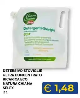 Mercatò Local Detersivo Stoviglie Ultra Concentrato Ricarica Eco Natura Chiama Selex offerta