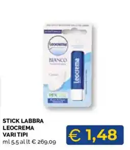 Mercatò Local Stick labbra leocrema offerta