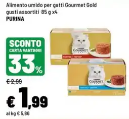 Iper La Grande Alimento umido per gatti Gourmet Gold offerta