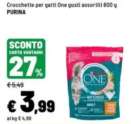 Iper La Grande Crocchette per gatti One gusti assortiti offerta