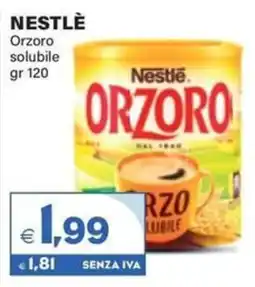 Boningros Cash and Carry Nestlé Orzoro solubile offerta