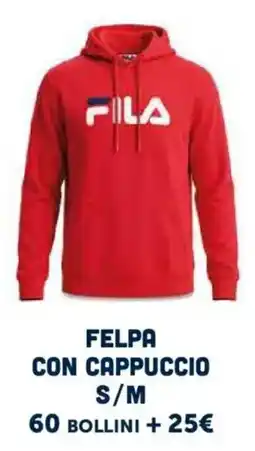 A&O Felpa con cappuccio Fila offerta