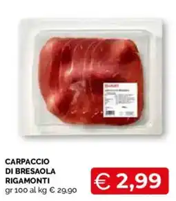 Mercatò Local Carpaccio di bresaola Rigamonti offerta