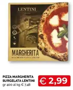 Mercatò Local Pizza Margherita Surgelata Lentini offerta