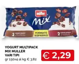 Mercatò Local Yogurt multipack mix muller vari tipi offerta