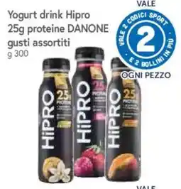 A&O Yogurt drink Hipro 25g proteine DANONE offerta
