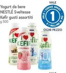 A&O Yogurt da bere NESTLÉ Sveltesse Kefir gusti assortiti offerta