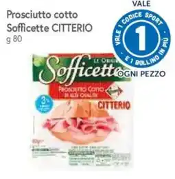 A&O Prosciutto cotto Sofficette Citterio offerta