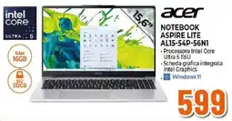 Ipercoop Acer Notebook Aspire Lite AL15-54P-56N1 offerta