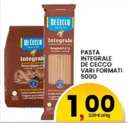 Interspar Pasta integrale De Cecco offerta